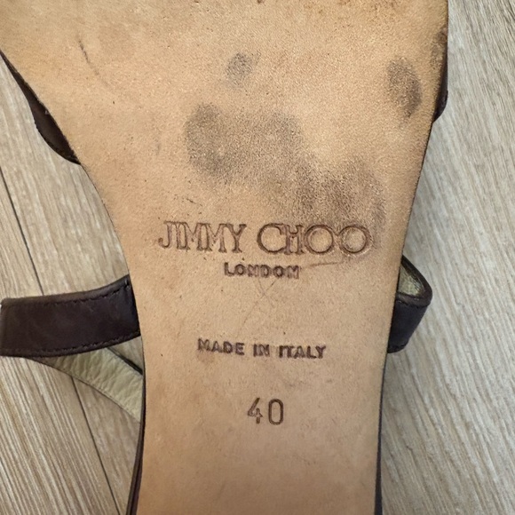 Jimmy Choo Brown and Tan Women's Sandals - Picture 6 of 7